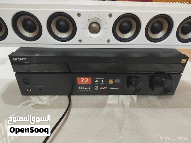 SONY AV RECEIVER STR DH790 and POLK CENTRE SPEAKER SIGNATURE SERIES.