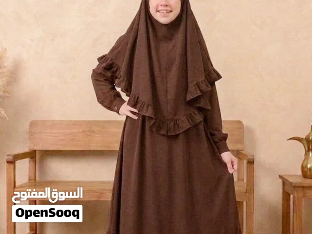 #مكتب_الهجرة_للزي_الاسلامي  #براند_حليمة   الموديل طقم فرنسي هالة الوصف طقم قطعتين دريس و خمار فرنسي