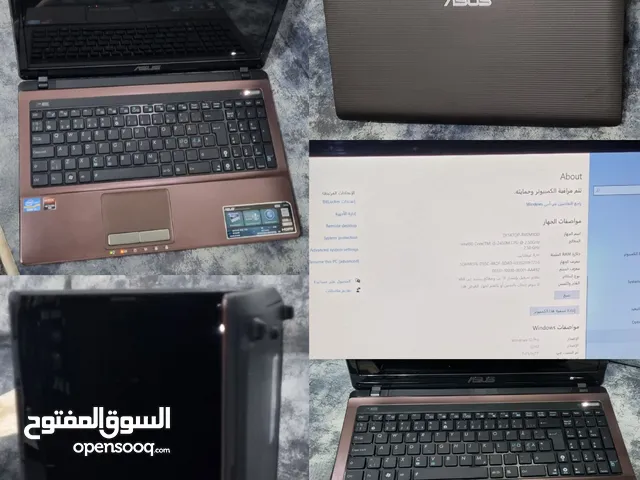 2 Asus, 3 HP, 1 Acer أجهزة لابتوب