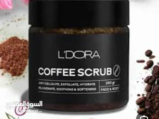 المقشر ( سكراب) القهوة بالزبدة الشيا كوالتي من ماركة LDORA العالمية