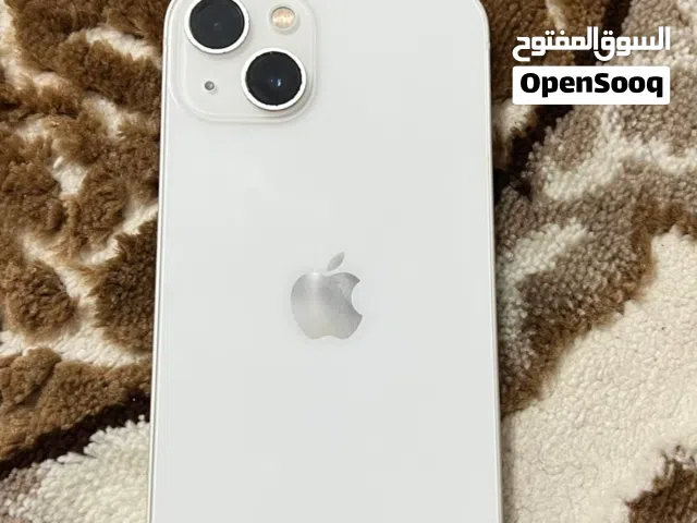 آيفون 13 أبيض مستعمل بحالة ممتازة مع سعة 128 جيجابايت