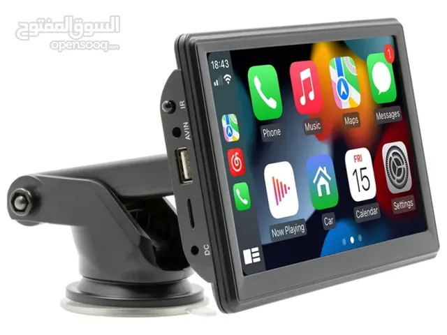 شاشة عرض السيارة تدعة Android Auto و CarPlay على نظام IOS لعرض الخرائط والملفات الصوتية بتقنية واي ف