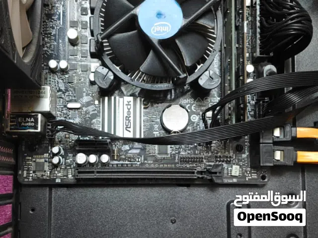 قطع للpc بحالة ممتازة جدا ماذربورد +معالج