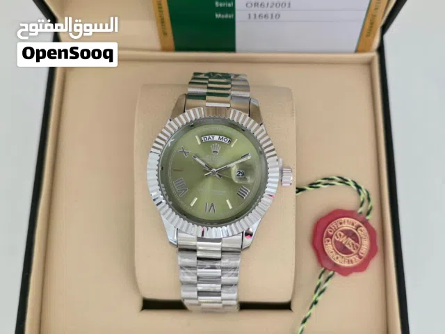 ساعات رولكس رجالية فخمة تصميم فاخر وجودة ممتازة شكل أنيق يناسب جميع المناسبات باقي التفاصيل تحت