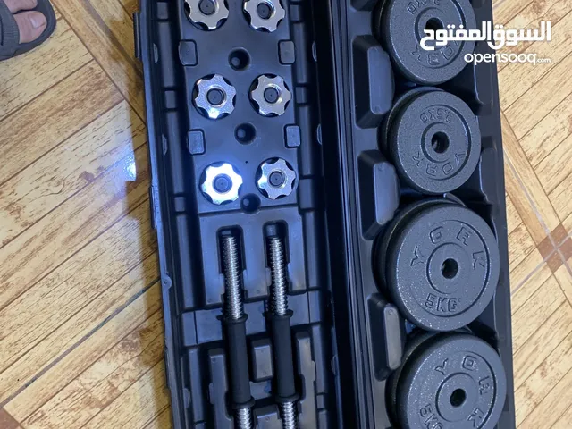 مجموعة اثقال 50kg للبيع فقط!! في مجال للتفاوض الي صامل يتواصل معي