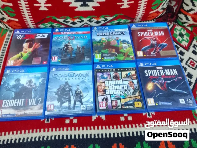 للبيع سيديات ps4