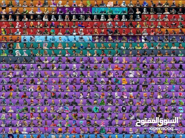 للبيع حساب فورت نايت 677 سكن قريبا إلى 700 سكن و فيه ترافس كوت حساب اسطوري