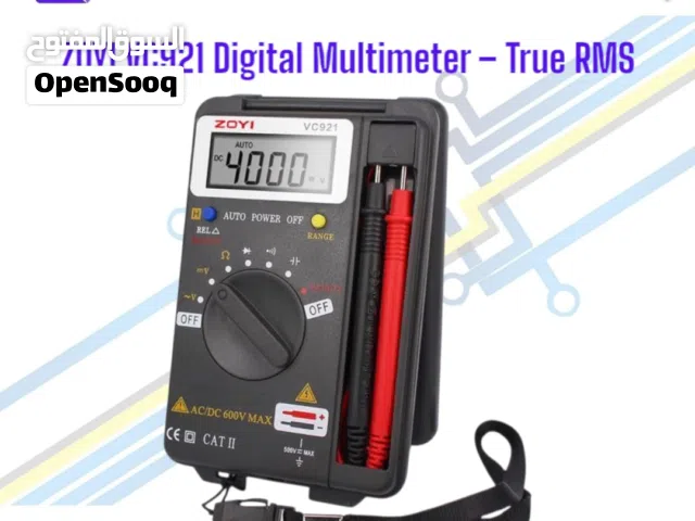 ZOYI VC921 Digital Multimeter – 4000 Count, True RMS (Mini Size)