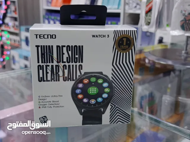 ساعه TECNO WATCH 3 الاصلية بطارية 250 بتضل 7 ايام متواصلة او 30 يوم ع وضع الاستعداد