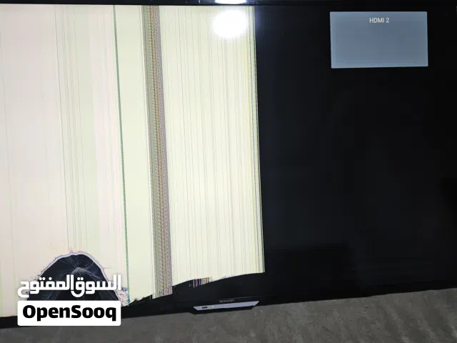 شاشة شارب 50 انش مكسورة للبيع