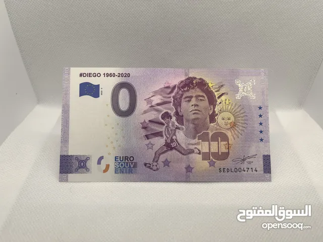 للبيع العملة التذكارية للاعب دييغو مارادونا