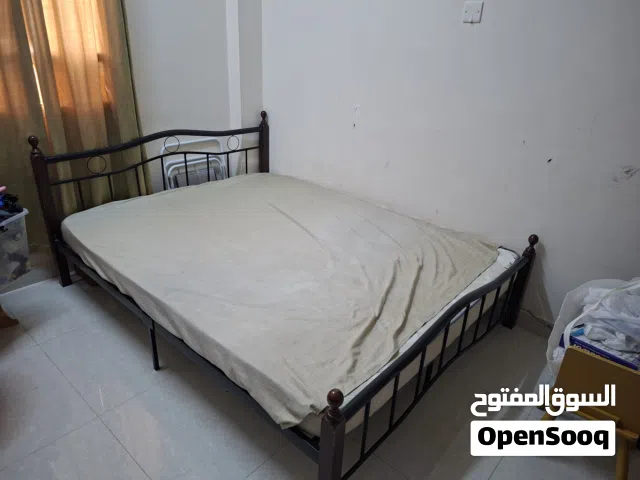 bed frame with bed