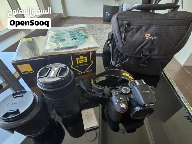 Nikon D5300 with two Lens (Nikon+Sigma) like New with box for Sale