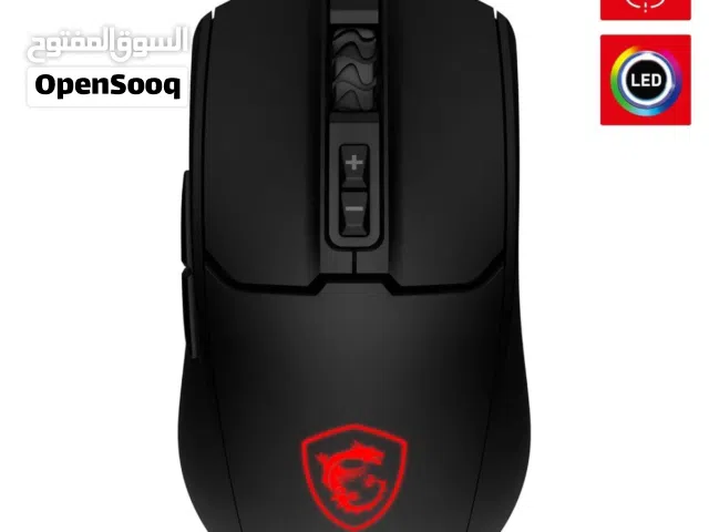 ماوس ام اس اي سلكي اصلي MSI FORGE GM100 6400 DPI USB WIRED MOUSE