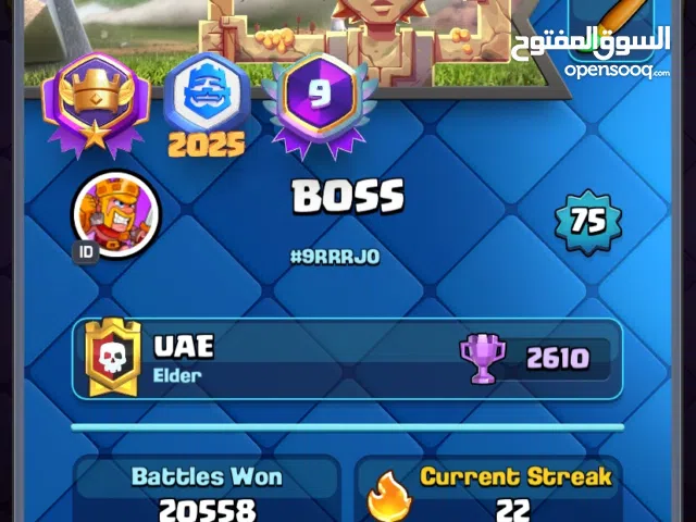 Clash Royale Accounts and Characters for Sale in Abu Dhabi