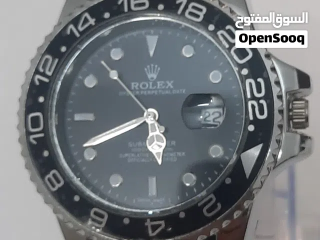 ساعة رولكس رجاليه جديدة حزام مطاط بسعر 120 دينار شامل التوصيل