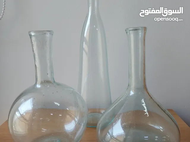 Vintage Glass Chemistry Flasks – Decorative or Functional (Set of 3)