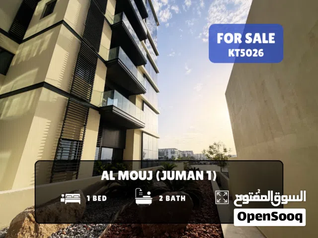 For Sale: Furnished 1-Bedroom Residential Flat with View in Al Mouj (Juman One)  REF KT5026