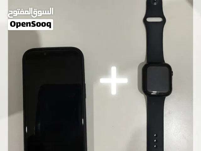 iPhone 13 (midnight ) 128 gb + Watch SE 3 40 mm آيفون 13 128 جيجابايت + ساعة آبل SE 3 مقاس 40 مم