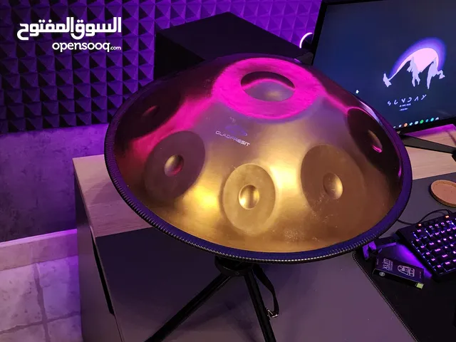 Handpan Gold 9 Notes 22 Inches with Accessories
