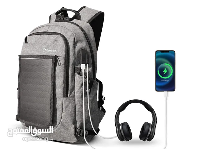 Backpack with USB Port 5W Solar Panel Backpack for Smartphones