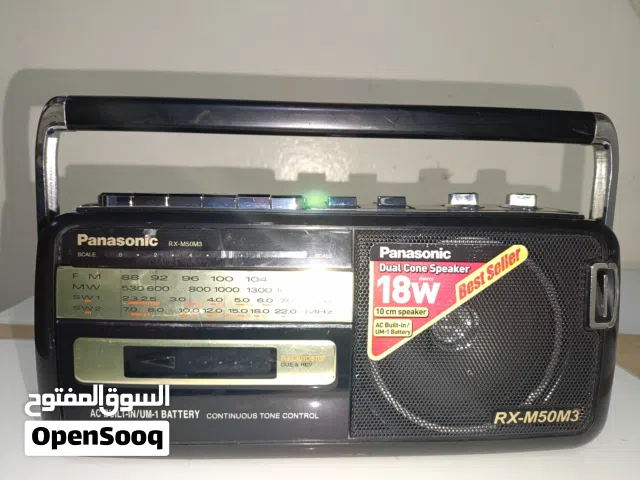 راديو وكاسيت باناسونيك بحاله ممتازه