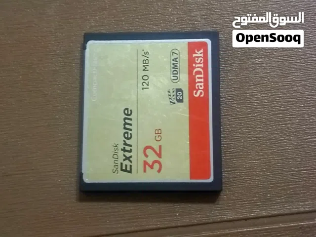 ميموري SanDisk compact flash  32 جيجا