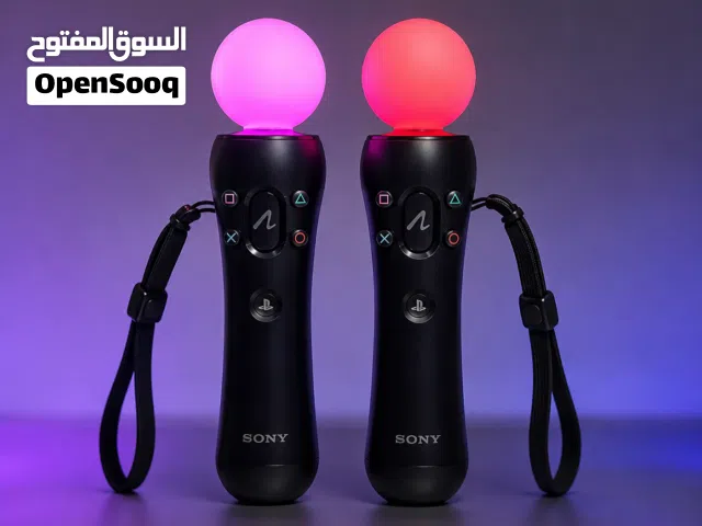 للبيع يدات PlayStation Move مستعملة بحالة ممتازة نظيفة