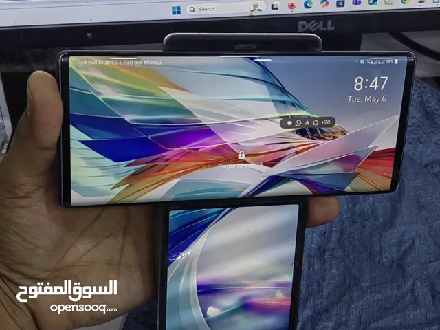 Lg wings 5g mobile very good antic mobile phone comes from 12 gb ram 128 gb rom