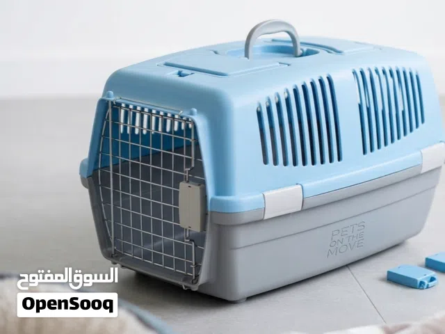 Heavy-Duty Plastic Pet Cat Carrier Crate