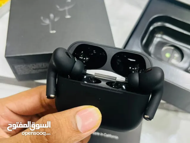 سماعة ابل برو 2 لو اسود مع عزل مكالمات واغاني وجرص