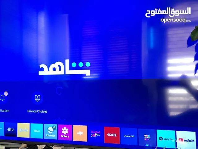 شاشة سامسونج سمارت كريستال 50 انش بحالة الجديد مع الكفالة موديل AU7000