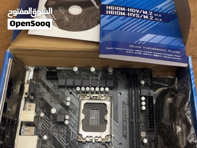 مذربورد AsRock H610M جيل 12/13/14 للبيع (سعر متحصلش)