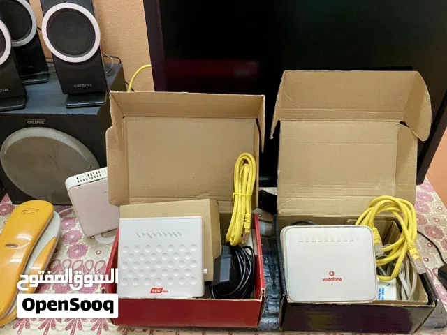 راوتر ADSl كامل بحالة الجديد ممتاز متحافظ علية كالجديد