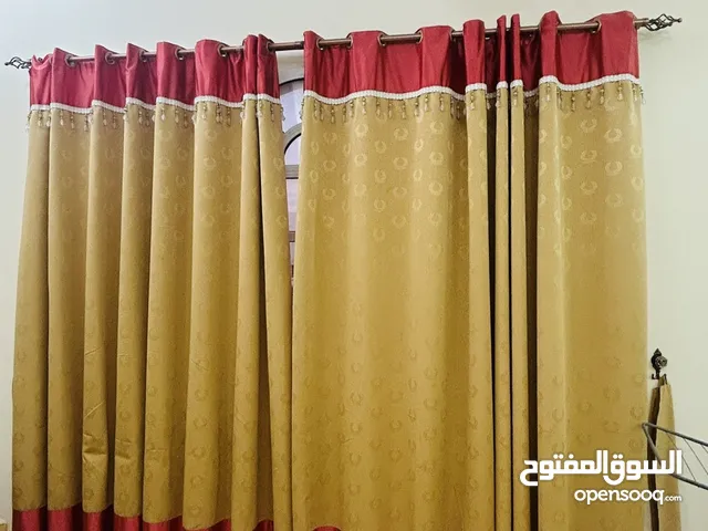 3 sets of curtains for sale. each sets cost 15 riyal