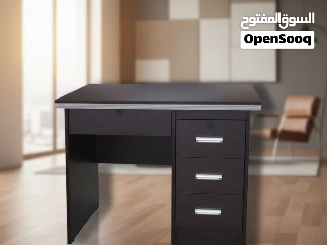 طاولة مكتب خشبية لون جوزي مقاس 80x50x75 سم - OT801/WN