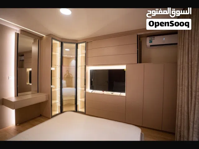 شقة تشطيب حديث نص مفروشة للبيع  موقع ممتاز عمارة جديدة في النوفليين .