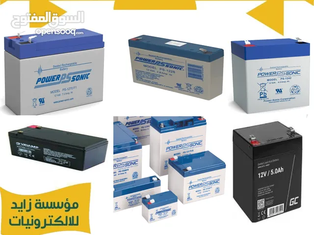 بطاريات قابلة لاعاده الشحن RECHARGEABLE BATTERY (6 فولت و 12 فولت )