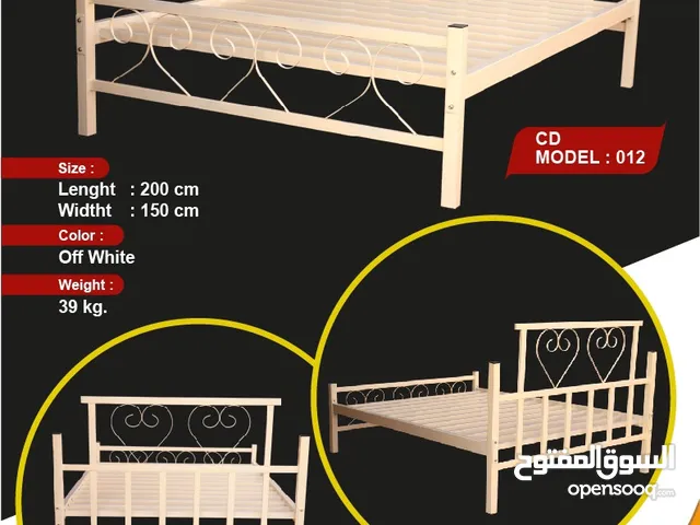 سرير حديد 200 في 180 مع الدوشق صناعه عماني