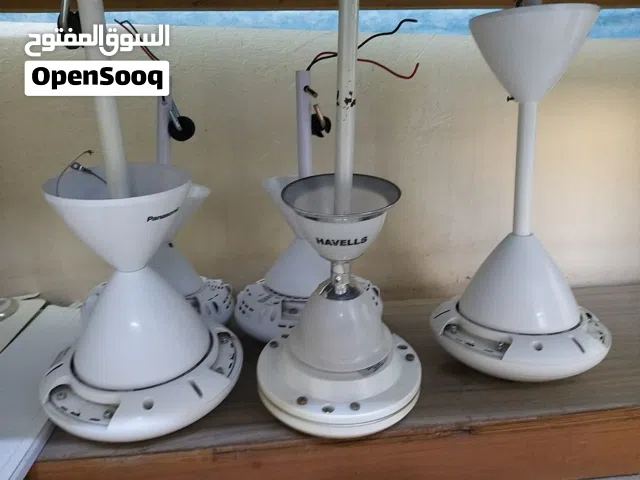 مراوح سقفيه نظيفه شغاله عدد خمسه للبيع