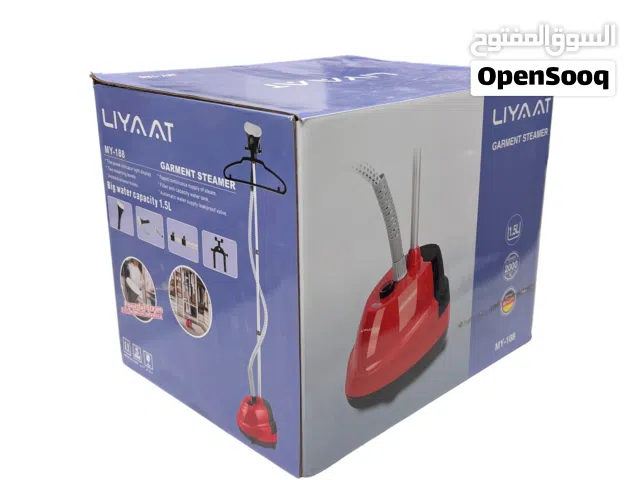 جهاز البخار للملابس Liyaat MY-188 هو حل فعال وسريع للملابس الخالية من التجاعيد في المنزل.  يتميز هذا