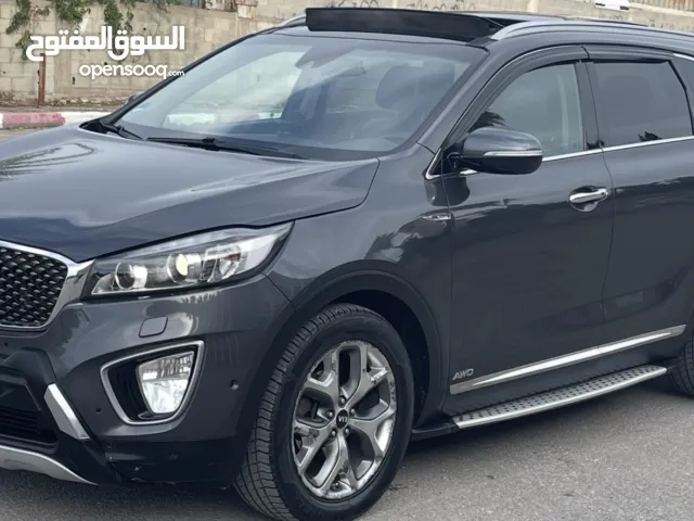 كيا سورنتو ترخيص 2015 عداد 132 اصلي ولا غرام بويه فل مسكر ترخيص تامين شامل 11شهر