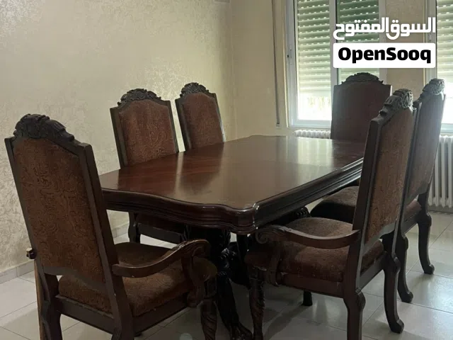 طاولة سفرة مع ست كراسي وارد أمريكي