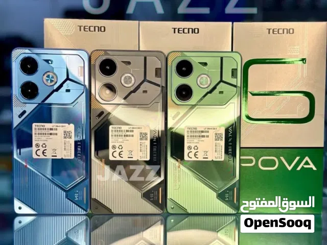 جهاز مستعمل ايام بالكرتونة Pova 6 رام 16 و 24 جيجا 256 أغراضة والكرتونه الأصلية متوفر توصيل وهدية