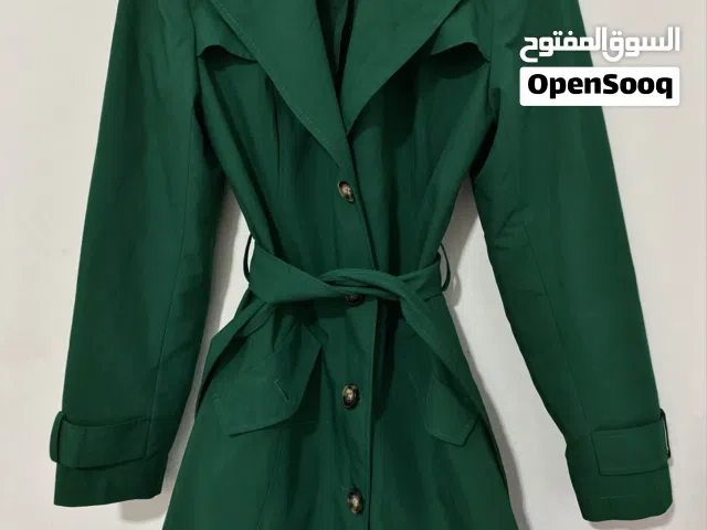 Ladies Vibrant Green Trench Coat (M&S)