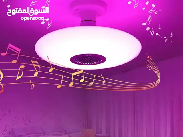 لمبة اضائه RBG مع سماعة بلوتوث و ريموت لمبه مع سماعات مكبر صوت اضائه كل الاوان