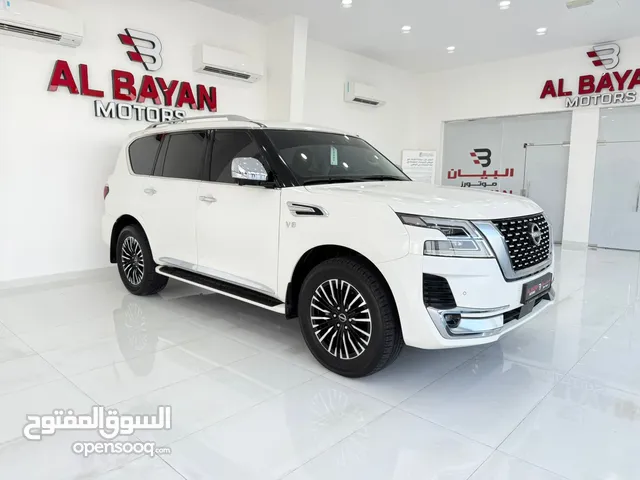 نيسان باترول بلاتينيوم Nissan Petrol Platinum ابيض / احمر خليجي المسعود 2024