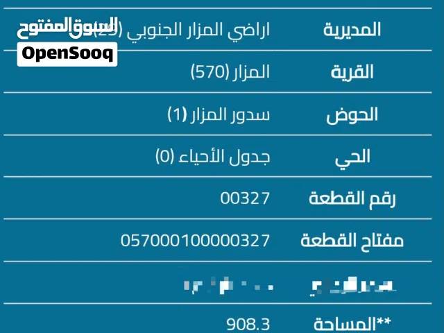 أرض سكنية للبيع المزار الجنوبي/مقابل ديوان عشيرة النوايسة تقع على شارعين واصل جميع الخدمات.