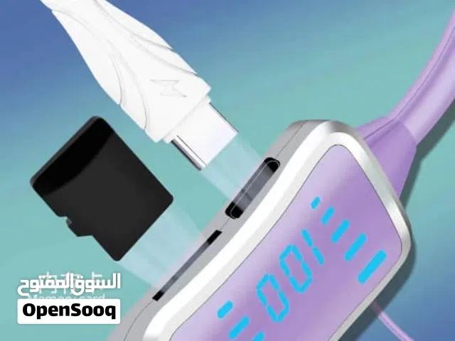 سماعة طوق بشاشة تعرض نسبة الطاقة ومدخل ميموري كارد ماركة قوية ،عازلة للصوت وصوت نقي في المكالمات