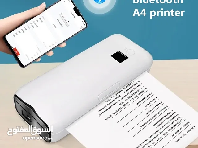 للبيع: طابعة متنقلة جديدة - اطبع في أي مكان بدون حبر!